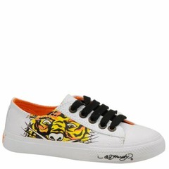 Ed Hardy LR DREW Kids Canvas Top Lace Up Sneakers Shoes, Color Options