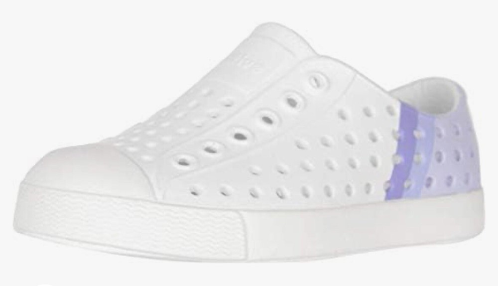 Native Kids Jefferson Block Shoes Shell White Powder Gradient Block Size 12 NWB