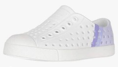 Native Kids Jefferson Block Shoes Shell White Powder Gradient Block Size 12 NWB