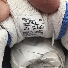 ASICS GEL-NYC PS Independence Blue Gravel Kids Running Shoes 1204A176 Size 1 NEW