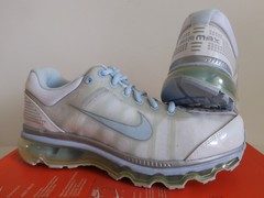 DEFECTIVE with defects NIKE AIR MAX 2009 GS WHITEBLUE SZ 7YWOMENS SZ 85 G3D