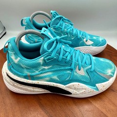 Puma Super Mario Sunshine RS-Dreamer Basketball Shoes Blue 195077-01 Youth 6C