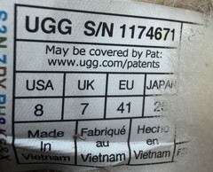 UGG Tasman II Big Kid’s Slippers – Chestnut – Size 8
