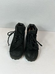 Timberland 12807 Premium Black Suede Kids Toddler Size Boots Boy Girl 11