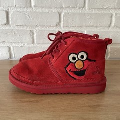 Ugg X Elmo Neumel II Kids Red Boots Size 3 Sesame Street