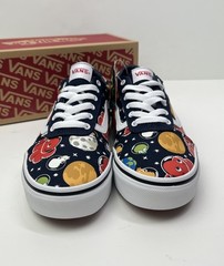 Vans Kid’s Ward Glow Fish Parisian Night Glow in the Dark Sneakers Size Youth 4