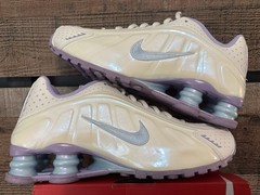 Nike Shox R4 (GS) Soft Pearl Celestine Blue Kids Sneakers US 5Y Low IH4050-001
