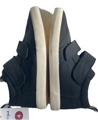 Cat & Jack Strap Closure Black and White High Top Sneaker Shoes Kids US 4–NWT