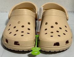 Crocs Classic Slip-On Clogs Grade School Size 6 – Beige Color-way (New)