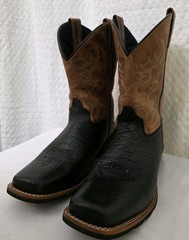 Dan Post Little River Youth Leather Boots Square Toe 6D Barely Used