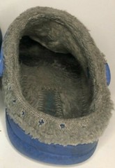AMPUTEE Crocs Kids Blue Slip On Lined Size 10-11 Toddler Right Shoe Only