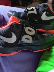 Nike Just Do It Sneakers Black Size 4Y