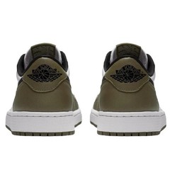 Big Kid’s Jordan 1 Retro Low OG Medium Olive/Black (HQ6999 200)