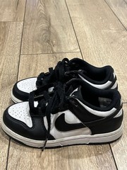Size 11C Nike Dunk Low Retro White Black Panda Sneakers CW1590-100