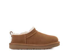 UGG Little Kid/Big Kid Classic Micro Boot – Chestnut Suede, Size 6 [1174410K]