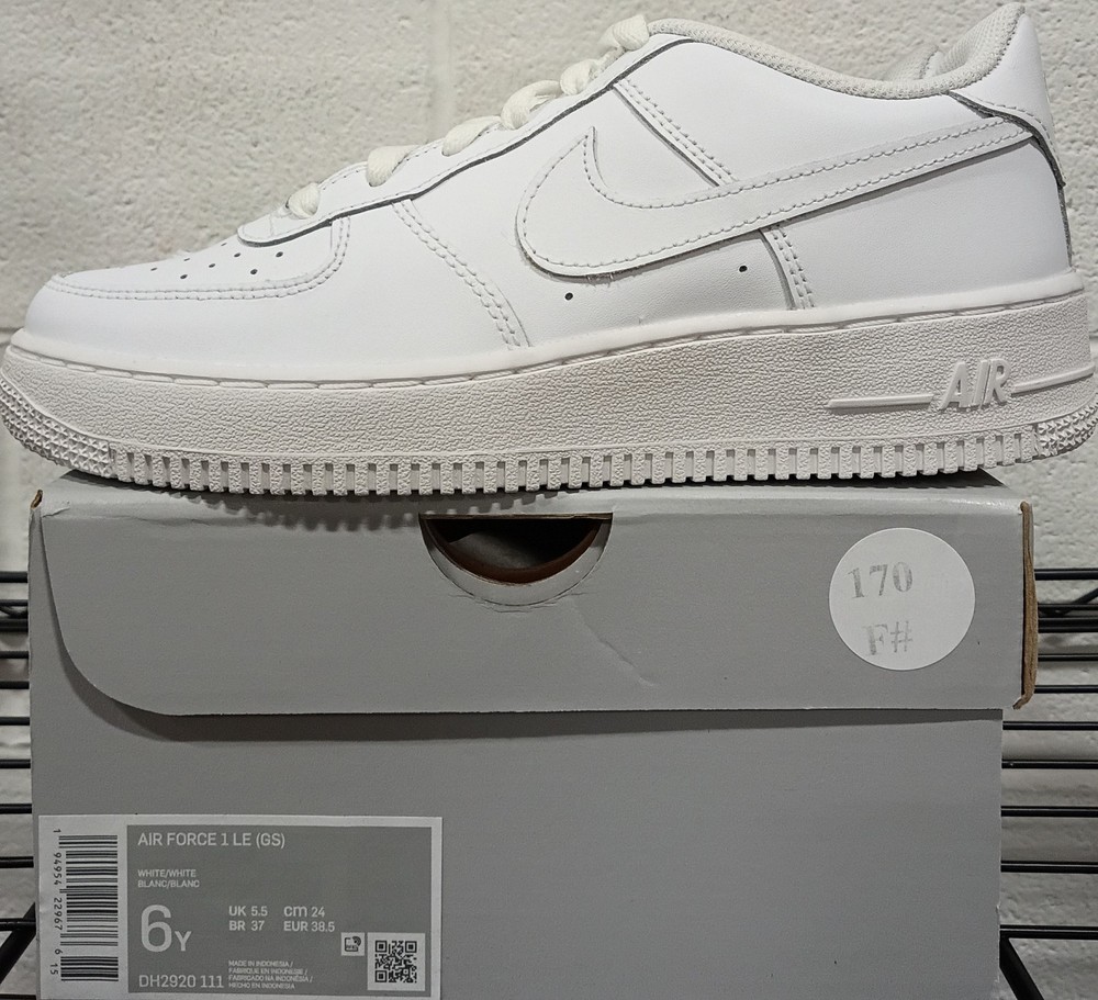 Big Kid’s Nike Air Force 1 LE White/White (GS) (DH2920 111) – 6