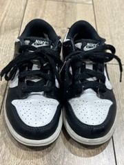 Size 11C Nike Dunk Low Retro White Black Panda Sneakers CW1590-100