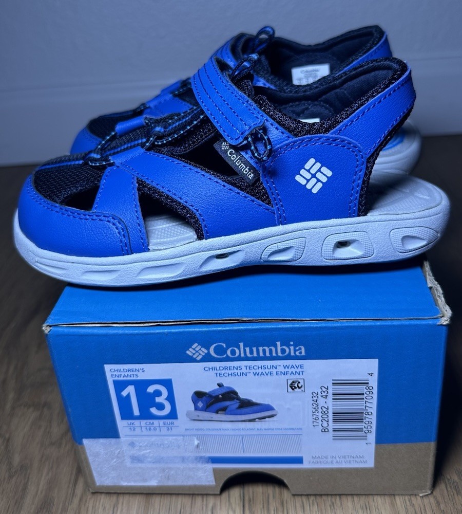 COLUMBIA CHILDRENS TECHSUN WAVETECHSUN WAVE ENFANT BLUE 13.0