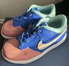 Nike Dunk Low SE Salmon Toe 9C Toddler Kids Shoes
