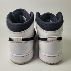 Nike DN4321-100 Air Jordan 1 Mid SE Diamond GS White And Black Shoes Size US 6Y