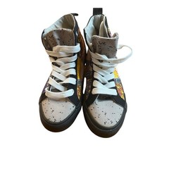 Rugrats Nickelodeon Kids High Top Sneakers Multicolor Character Print Size 5