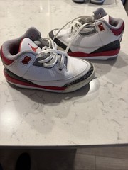 Size 11c (PS) – Jordan 3 Retro 2022 Mid Fire Red youth