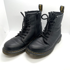 Dr Martens 1460J Youth Boots Size US 4 EU 36 Black 8 Eye Lace Up Docs