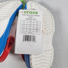 Crocs Hello Kitty I am Classic Clog Toddler Size C8