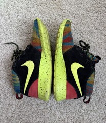 Nike Pendleton Multicolor Kids Athletic Sneakers 6Y Black Yellow 826493-943