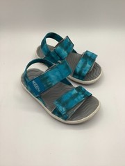 KEEN Elle Backstrap Casual Platform Open Toe Sandals, Sea Moss/Fjord Blue, 8 US
