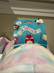 Squishmallows Lesidi the Owl Multicolor Plush Slippers Unisex Kids Size 4/5