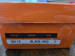 Size 7 Kids – Collection’O Black/Red Sports High Top/Mid-top combo Sneakers