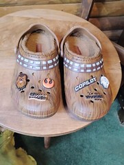 Star Wars Chewbacca Crocs , Classic Lined Clogs, Youth Size J5