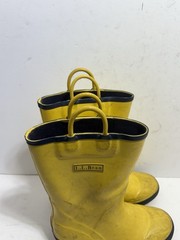 LL Bean Toddlers Puddle Stompers Yellow Rain Boots Children’s Size 1