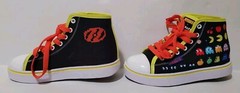 Heelys Hustle Pacman High Top Wheels Skate Sneaker Shoes Youth Size 2