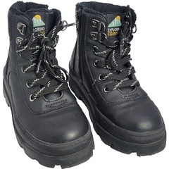 H&M Exploring Essentials Boots Kids Size 11 Side Zip / Lace Hiking Desert Boots