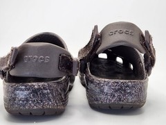 Size C8 Crocs Classic Clog x Carrots with Jibbitz Soil Espresso
