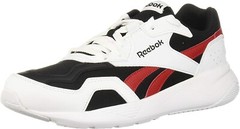 Reebok 258618 Big Kids Royal Dashonic Running Sneaker White/Black/Red Size 4.5 M