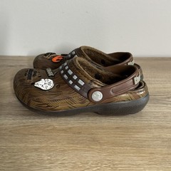 Crocs Star Wars Chewbacca Copilot Clogs Kids J1 Youth Brown Limited Edition