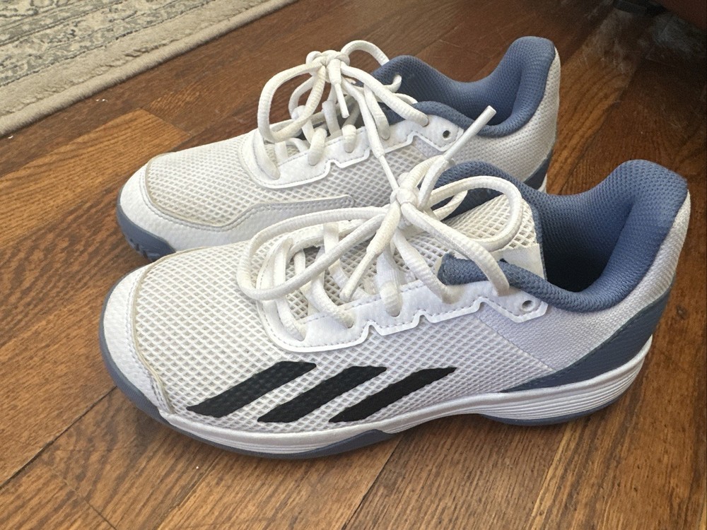Adidas Courtflash IG9536 Ortholite Low Tennis Sneaker Shoe Child US 2.5
