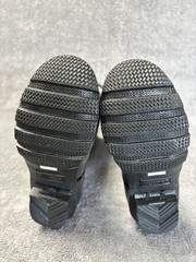 Hunter Original Kids Gloss Rain Boots Black Waterproof Tall Wellington US 2B/3G