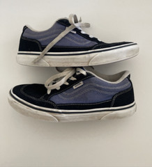 Vans Old Skool Skate Shoes Blue Suede/Canvas Youth size 5.5