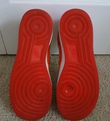 2007 Nike AIR Force 1 Orange Peel Youth SIZE 5Y Sneakers
