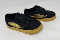 Vans Old Skool V Harry Potter Sneakers Golden Snitch Size 7.5 Toddler EUC