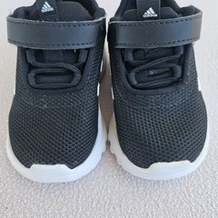 Adidas Racer TR23 Sneaker Hook & Loop Toddler SZ 5K Black Athletic