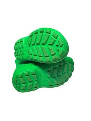 Crocs Boots Kids Size C9 Green Handle It Rain Waterproof Pull Handles Outdoor