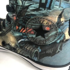 Converse Allstar Batman DC Hightop Sneakers Youth Chuck Taylor Size 3 Comic