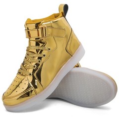 Kids LED Light Up Shoes Cool Boys Girls Luminous Flashing Trainers Sneakers Gift