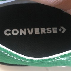 CONVERSE ALL STAR Amazon Green Canvas Low Top Sneakers Youth Size 2 – 20.5 CM