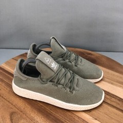 Adidas Pharrell Williams Tennis HU Sneakers Olive Green Casual Shoes 3